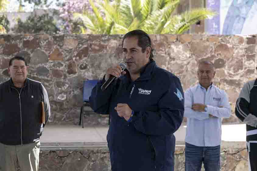 JAPAM instala bebedero en secundaria de Buenavista