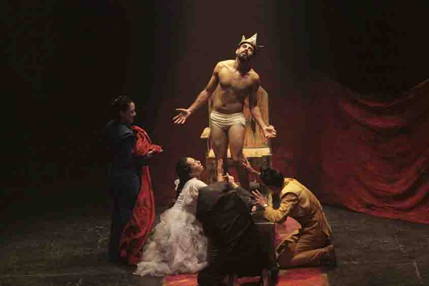 Inicia temporada en el CEART la obra El Ocaso del Rey