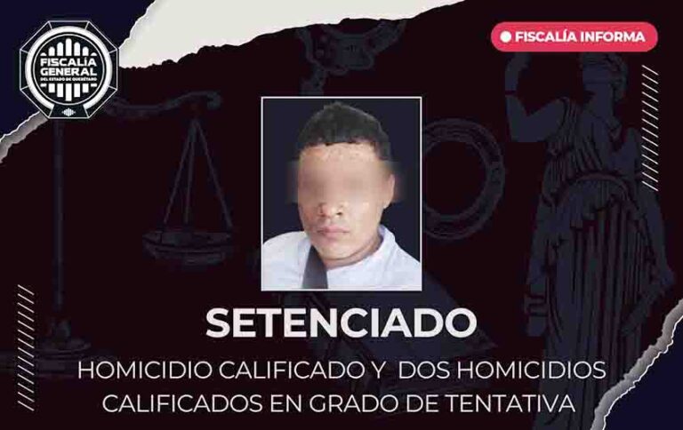 Sentencian a 99 años por homicidio y tentativa