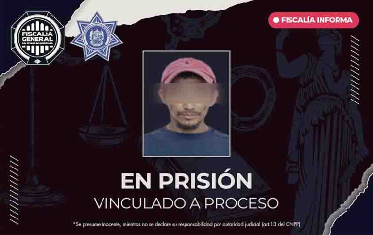 En prisión por robo calificado en lugar cerrado en Corregidora