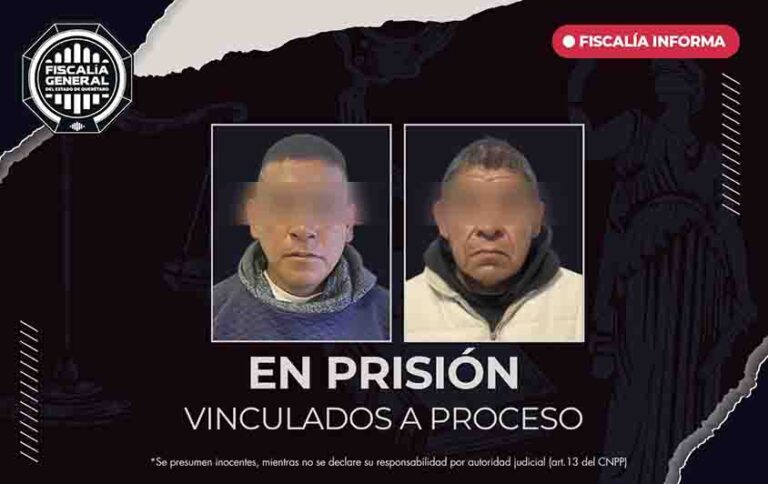 Feminicidio y desaparición: dos en prisión