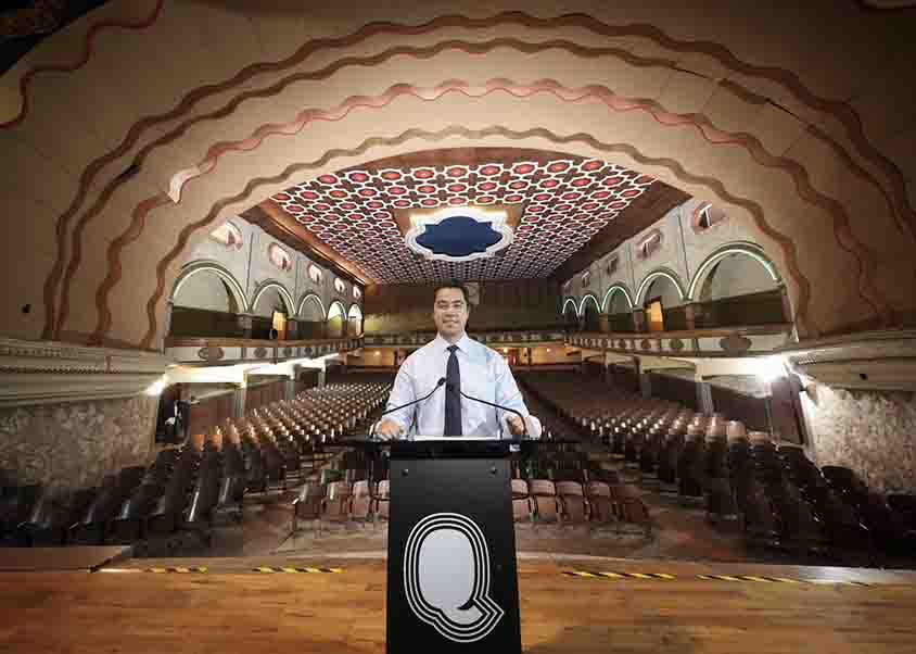 Anuncia Felifer Macías rescate del Teatro Hércules