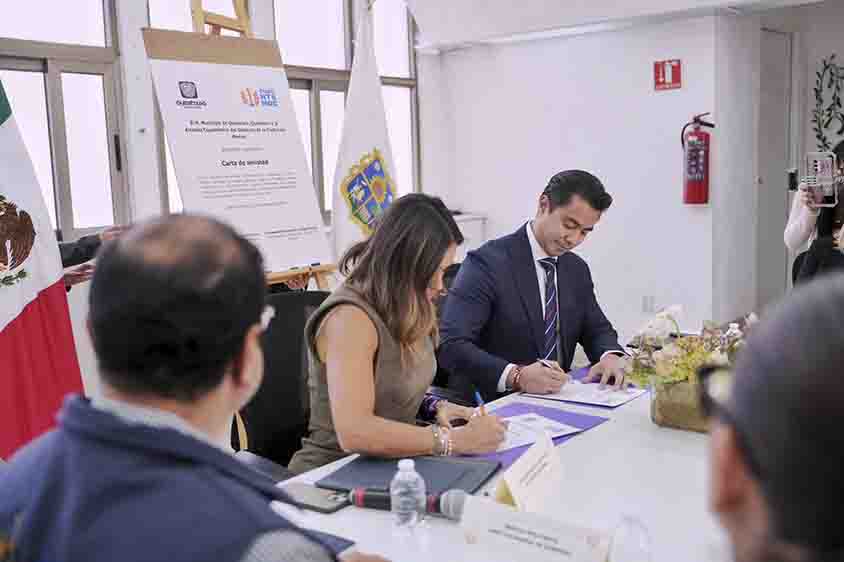Firman acuerdo de amistad entre Querétaro y Cuauhtémoc