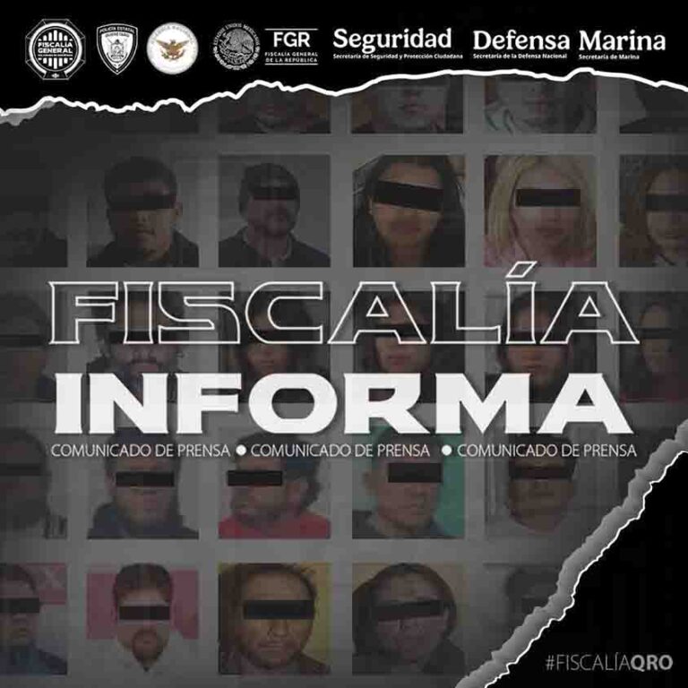 Operativo federal deja 30 detenidos en Querétaro