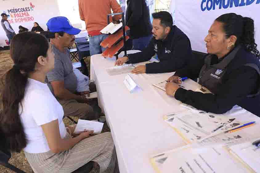 San Juan del Río realiza acciones en beneficio de la ciudadanía con el Programa “Miércoles en Palma de Romero”