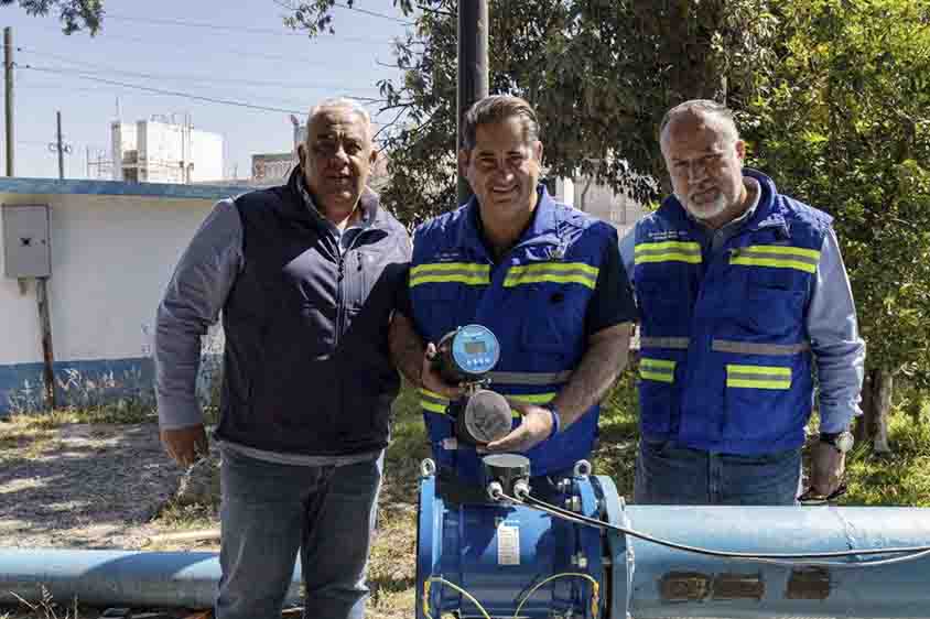 Concluye instalación de macromedidores en 10 pozos