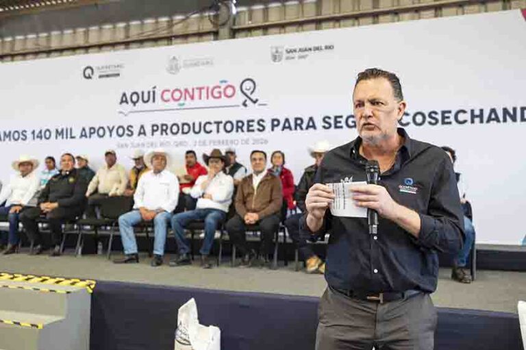 Gobernador impulsa al campo con 45 mdp
