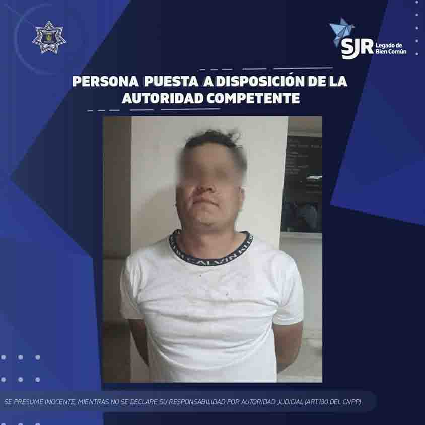 Detenido con presunta metanfetamina en Benito Juárez