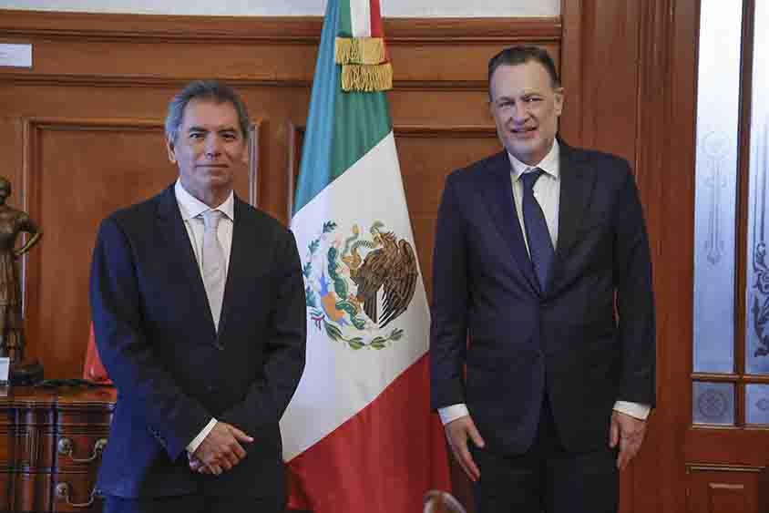 Se reúne Gobernador con el Secretario de Hacienda