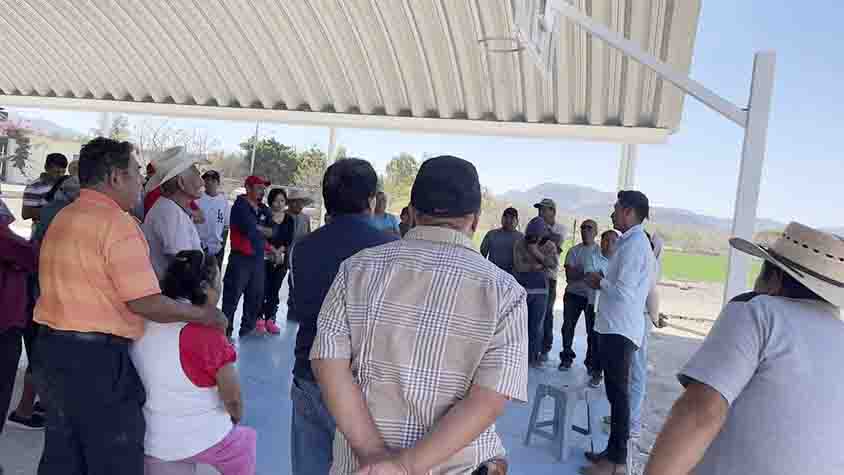 Reunión con agricultores de San Pablo Tolimán
