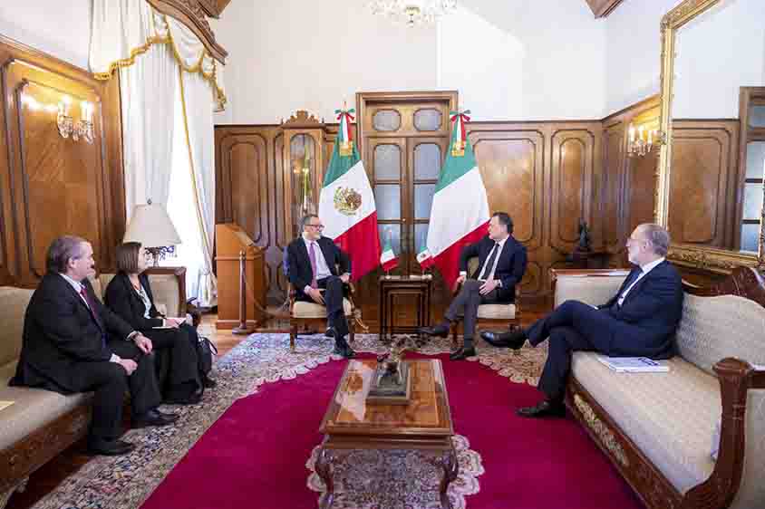Se reúne Gobernador con el Embajador de Italia en México