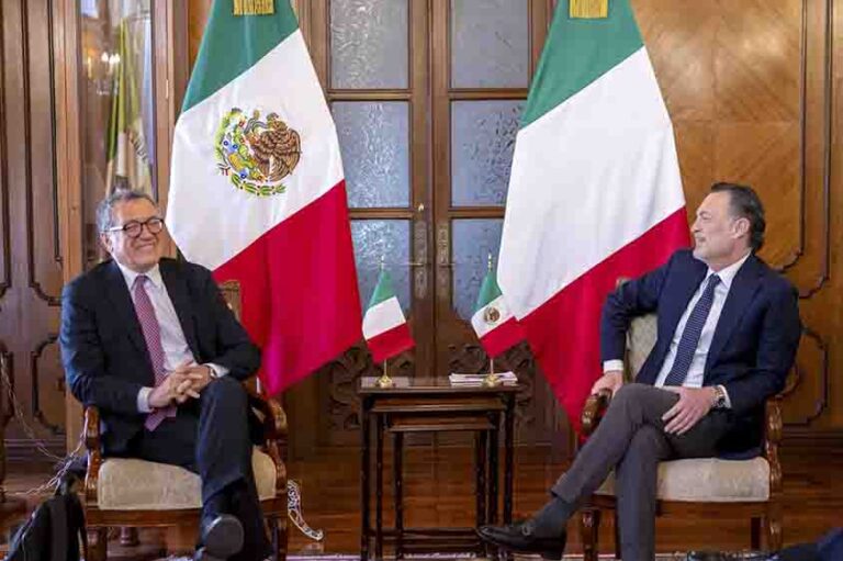 Se reúne Gobernador con el Embajador de Italia en México