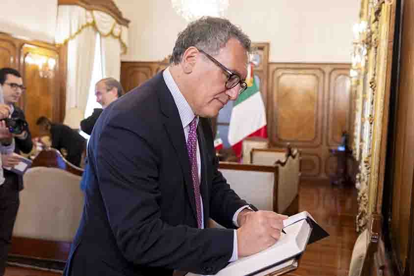 Se reúne Gobernador con el Embajador de Italia en México