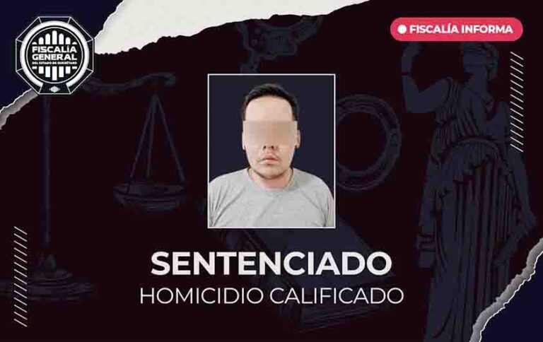 Sentencian a Jorge Antonio “N” por homicidio calificado