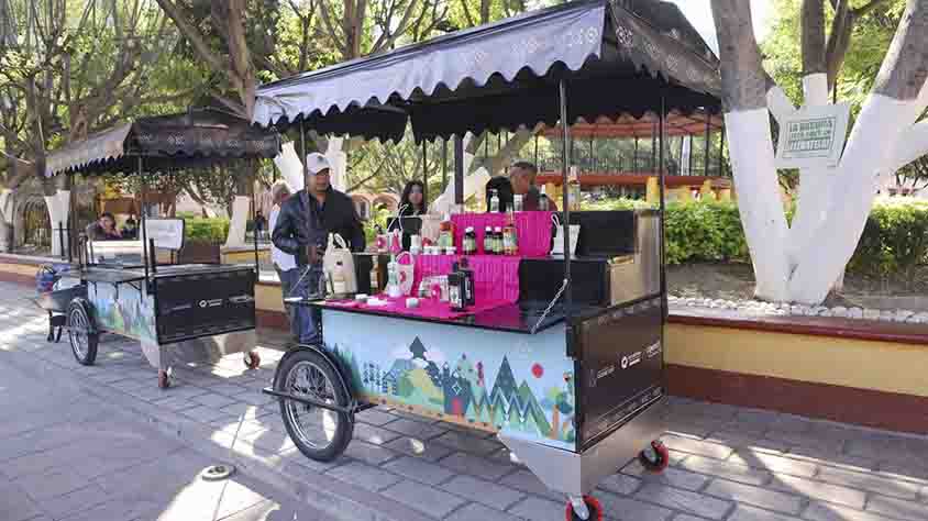 Entrega SECTUR 21 carritos para la venta de artesanía y alimentos en Peñamiller