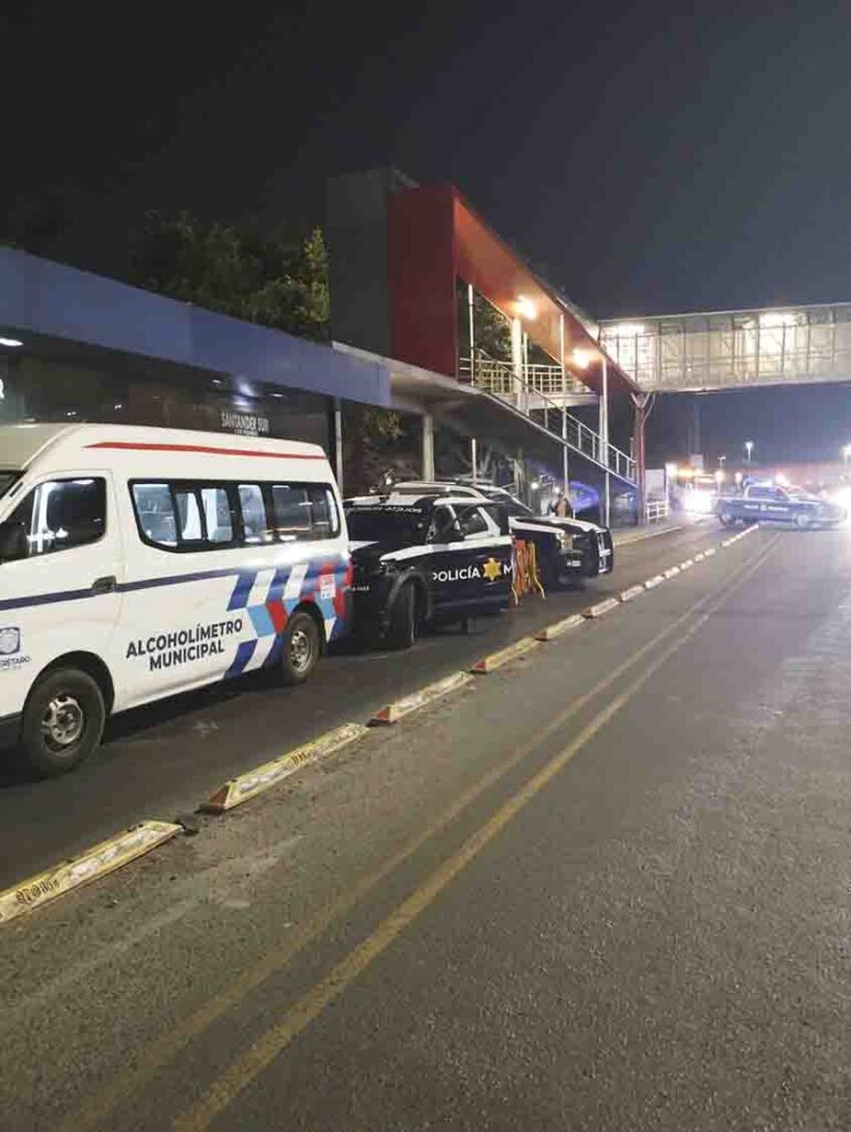 Reporte del operativo de alcoholimetría