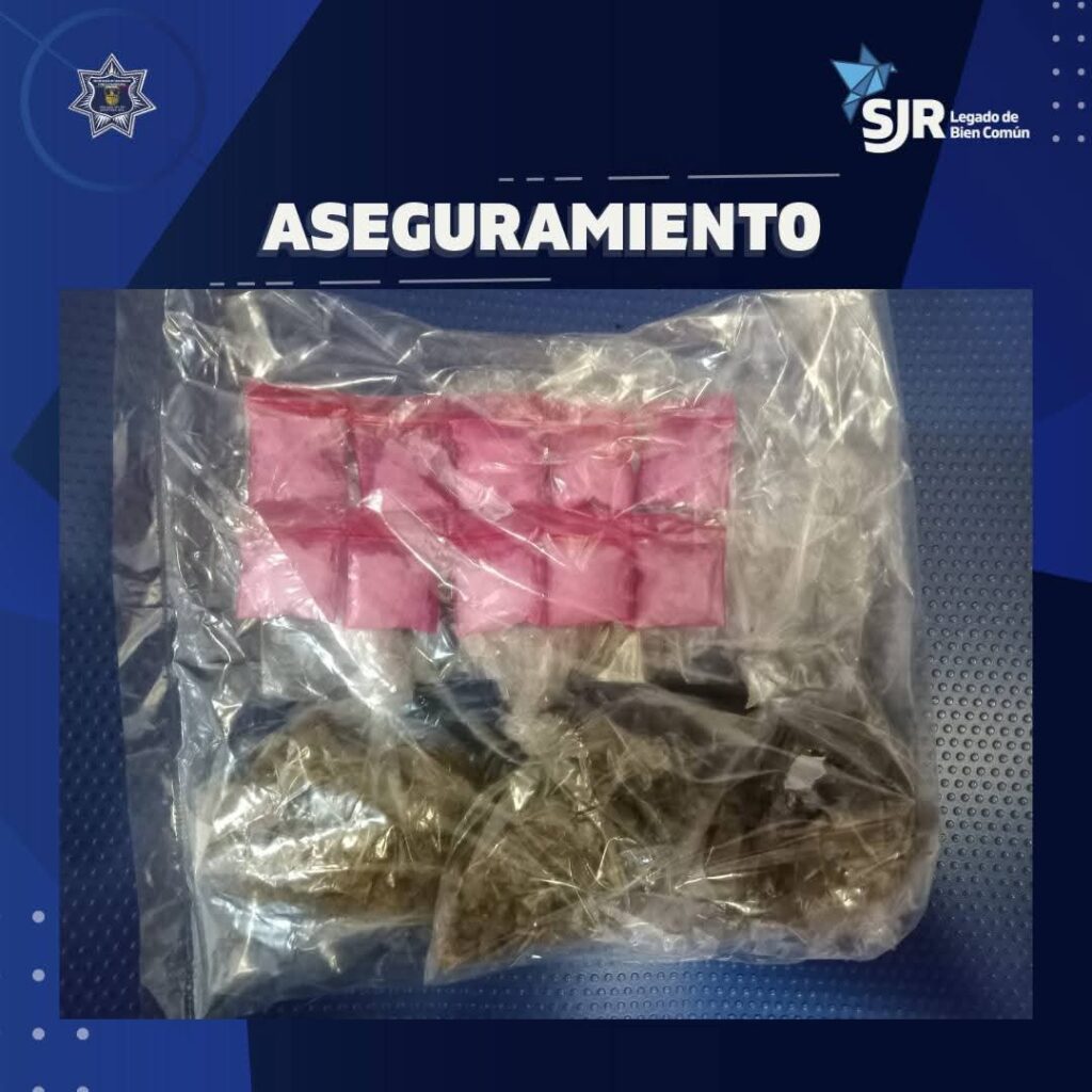Cae con droga en Valle Dorado