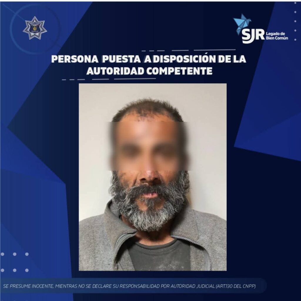 Detienen a sujeto por agredir a su pareja y a un menor
