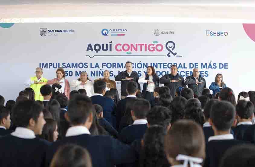 Gobierno fortalece comunidades educativas en SJR
