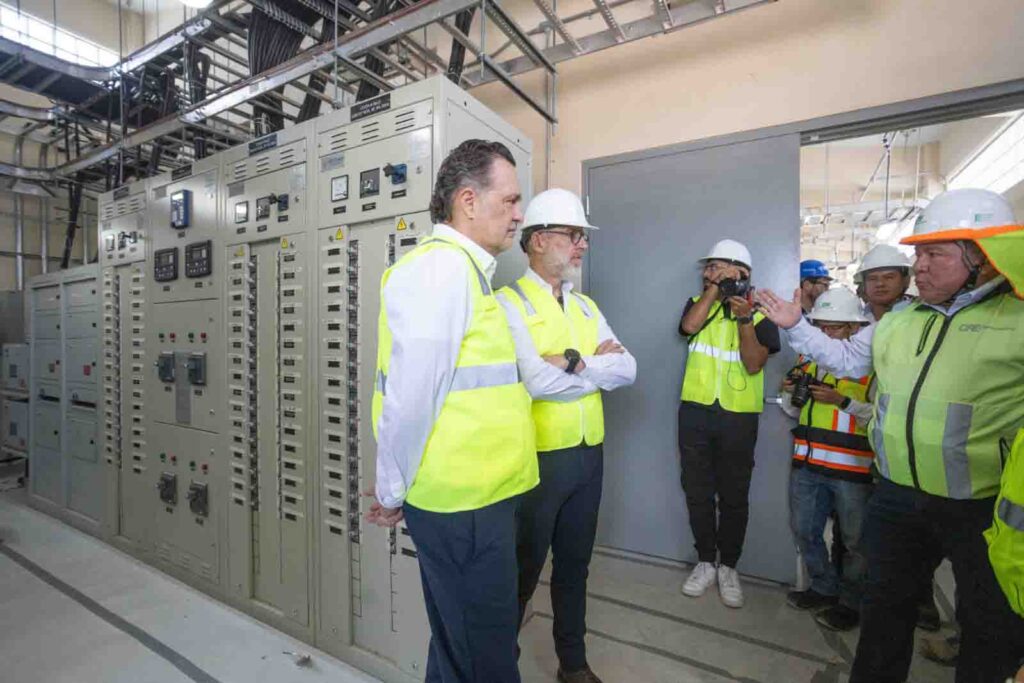 Registra un 92 % de avance la construcción de la Subestación de Maniobras de Energía El Blanco