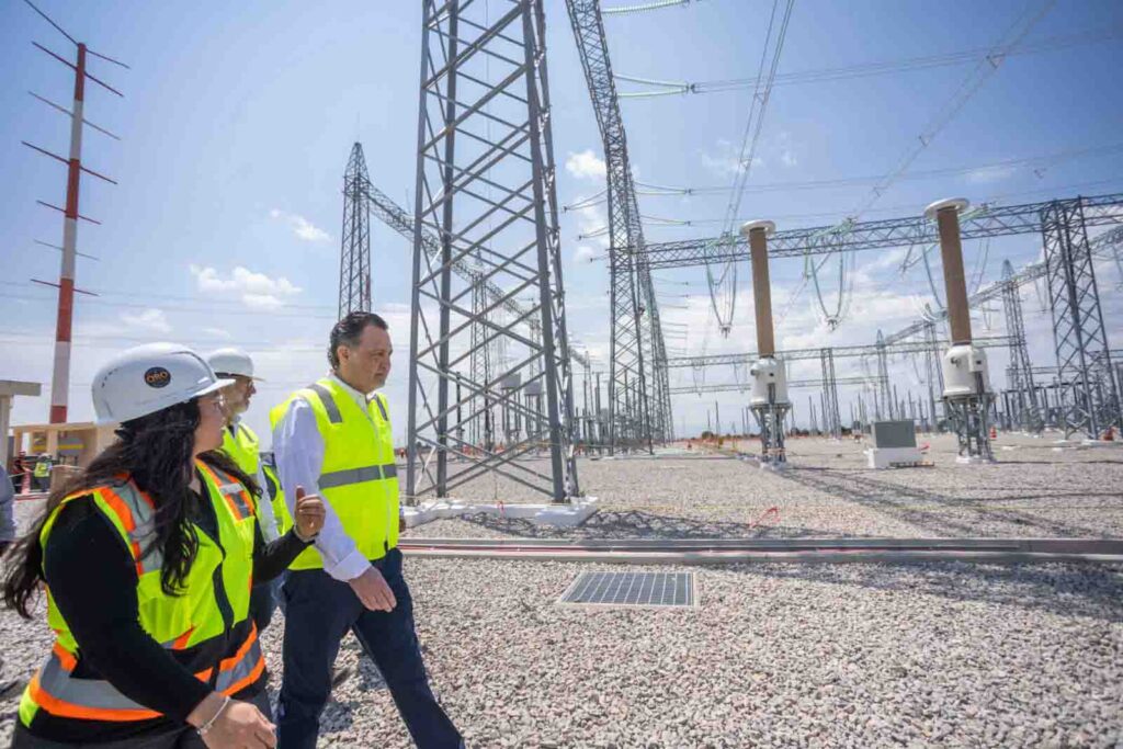 Registra un 92 % de avance la construcción de la Subestación de Maniobras de Energía El Blanco