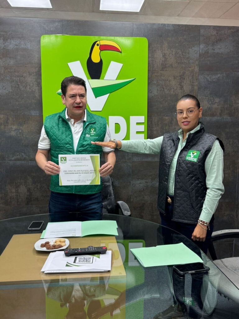 Saraí Velázquez asume dirigencia del Verde en Ezequiel Montes