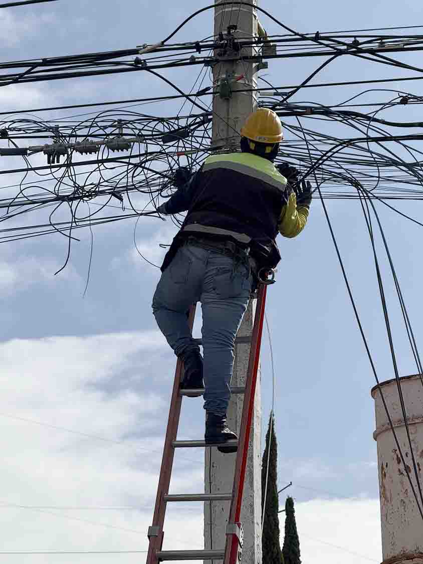 Retirarán cableado en desuso en avenidas de la capital