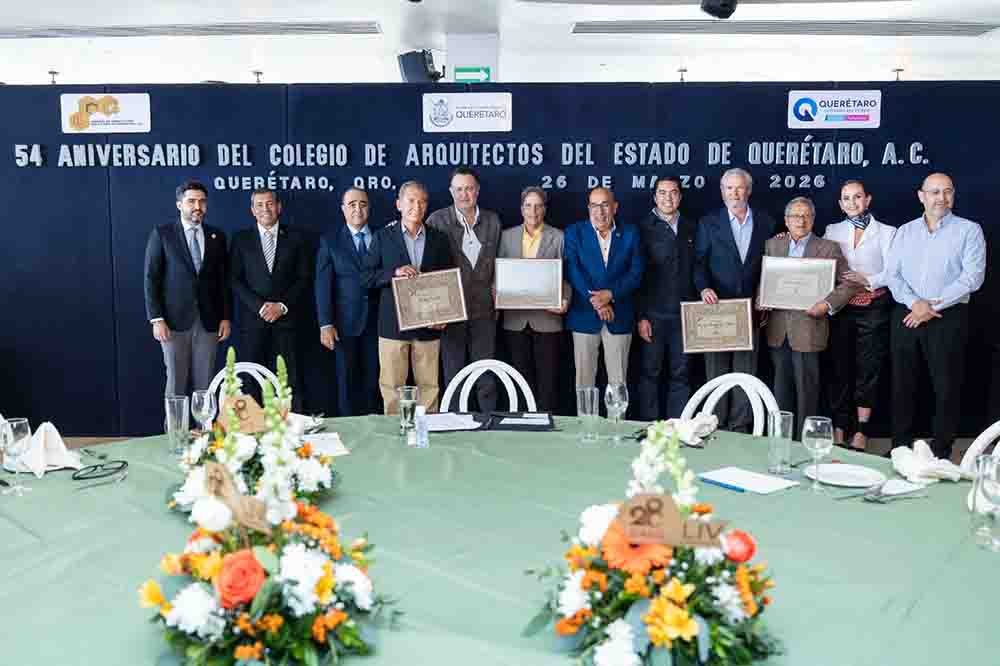 Rinde protesta nuevo Consejo de Arquitectos de Querétaro