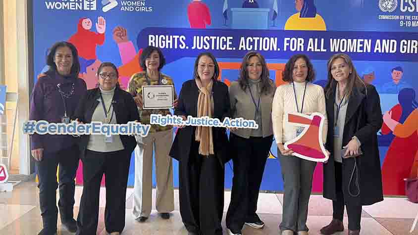 Municipio impulsa Sistema de Cuidados en la CSW70 de la ONU