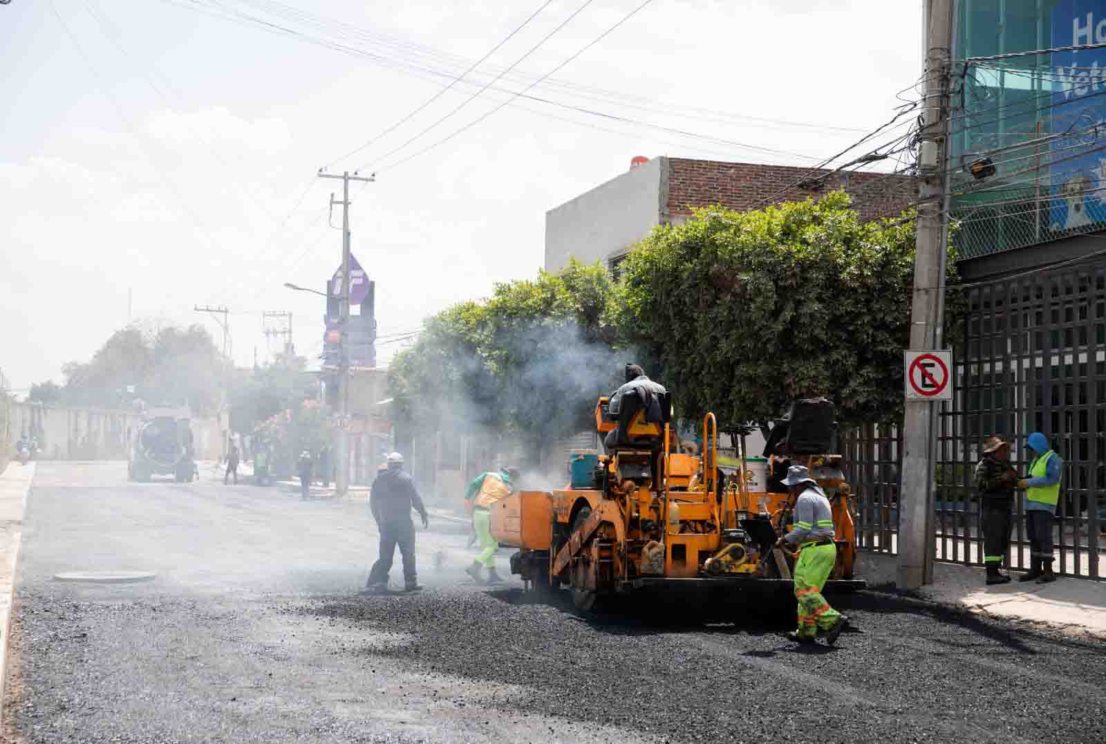 Rehabilitación de bulevar Pablo Cabrera registra un avance de 92 por ciento