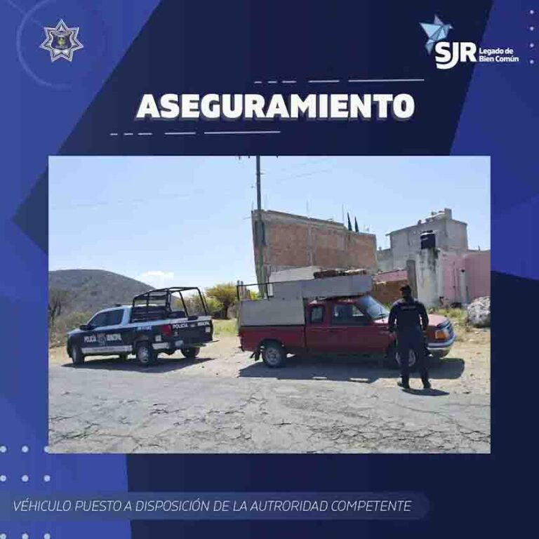 C4 ubica camioneta robada en Fundadores III