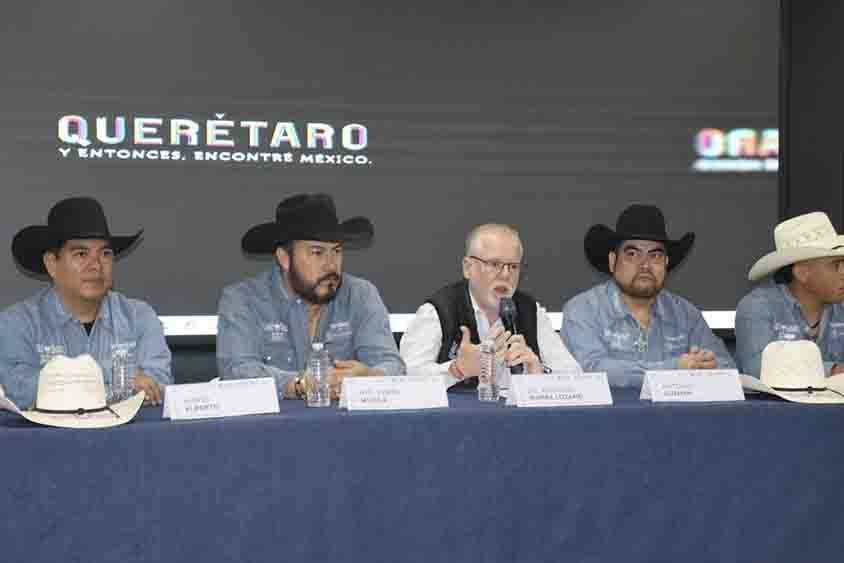Presentan en Querétaro el 26 aniversario de Cuernos Chuecos Tour Gladiador 2026
