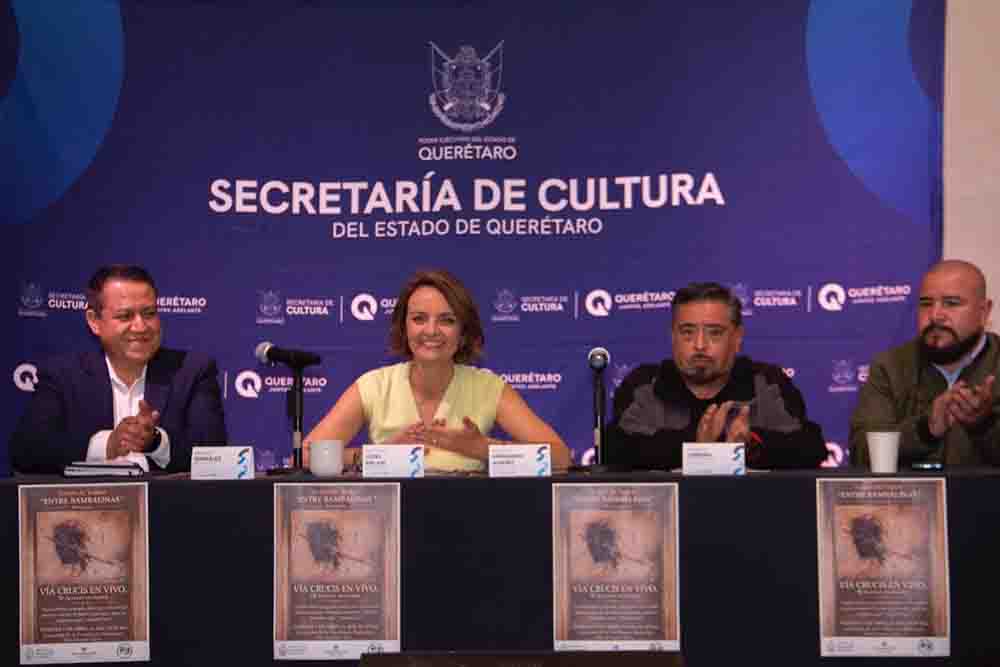 Anuncia titular de la SECULT Viacrucis en vivo en San Joaquín