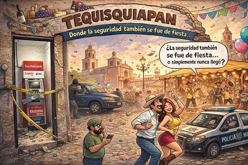 Carton la seguridad de fiesta en tequisquiapan