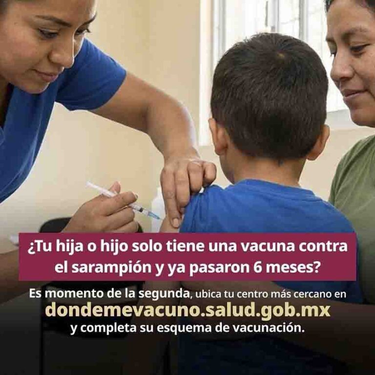 Querétaro refuerza vigilancia y vacunación contra sarampión