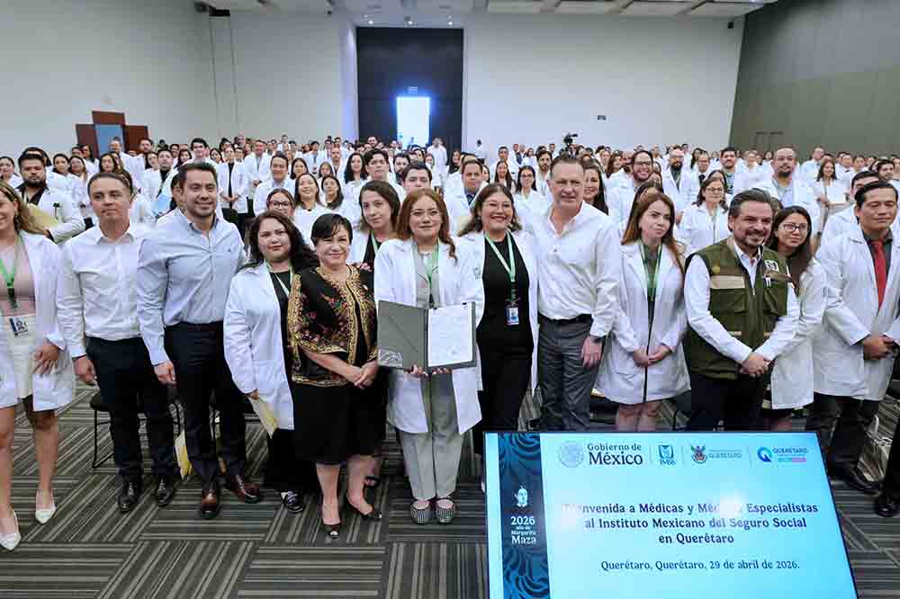 Querétaro da bienvenida a médicos especialistas del IMSS