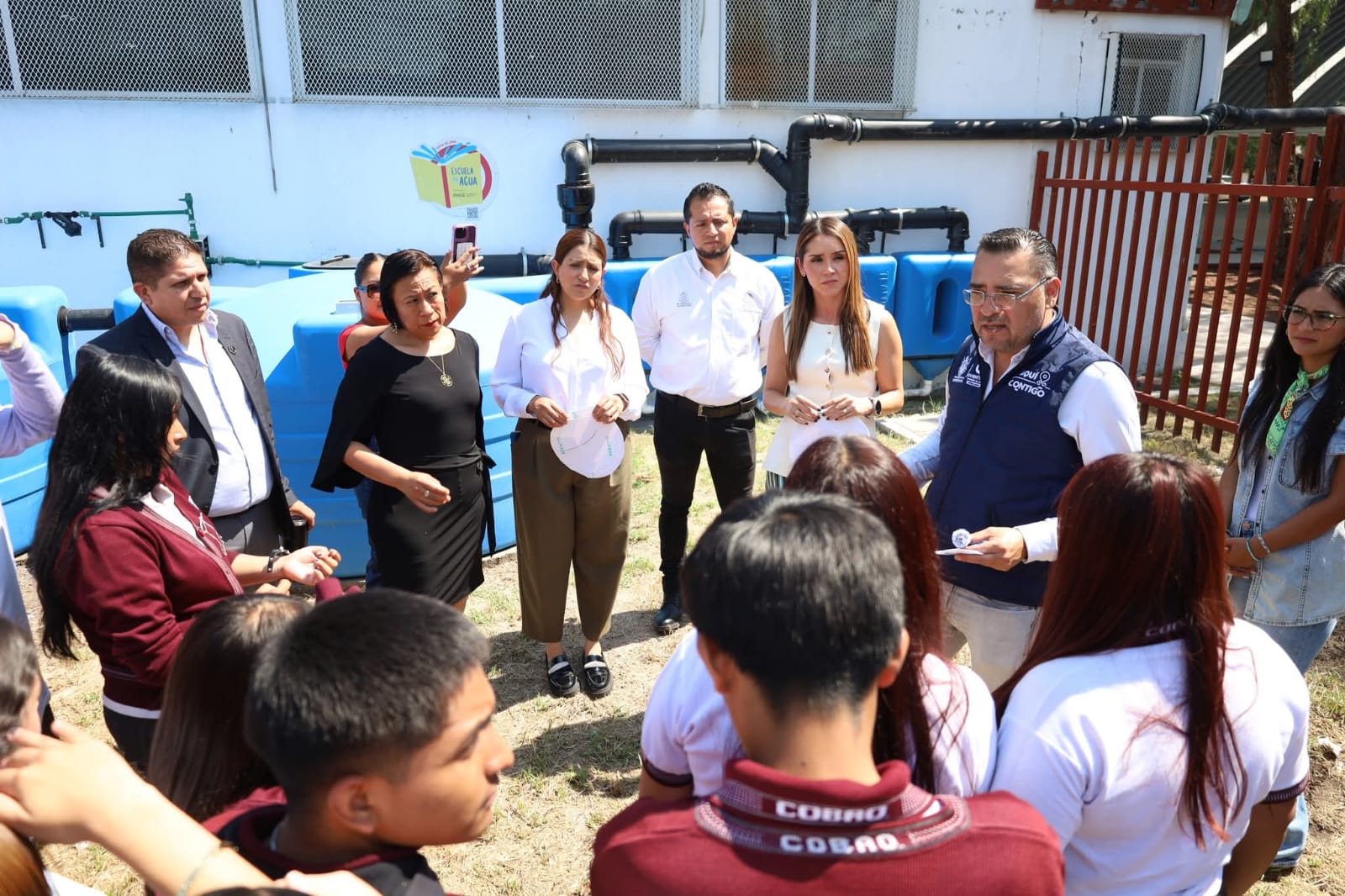 Recibe COBAQ 3 sistema de captación pluvial