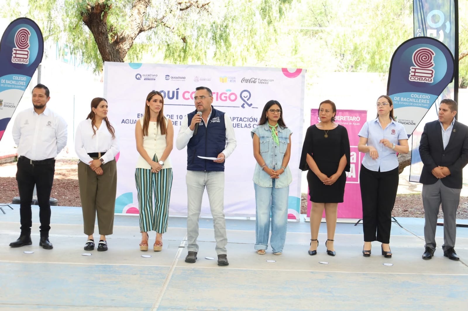 Recibe COBAQ 3 sistema de captación pluvial