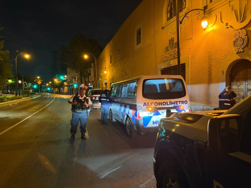 Reporte del operativo de alcoholimetría