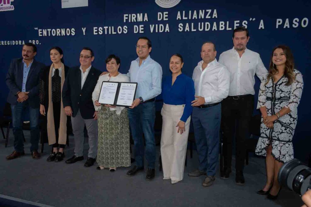 SESA firma alianza por entornos saludables en Corregidora