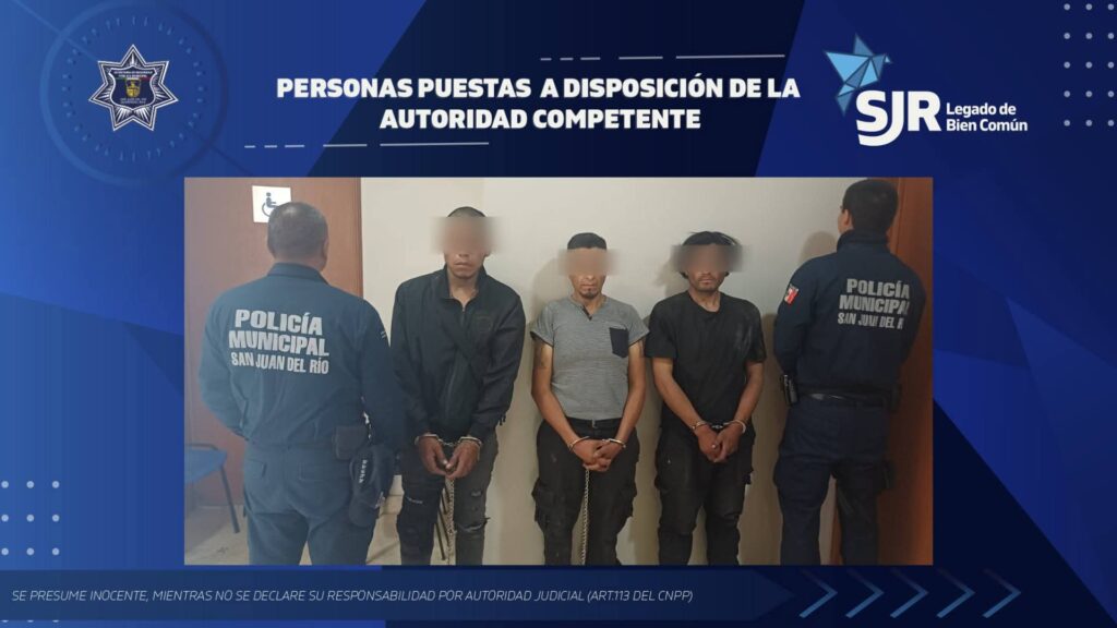 Detienen a tres con presunta droga en La Cruz