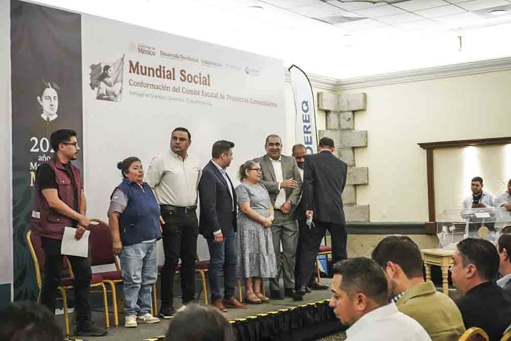 Pedro Escobedo se suma a la modernización de infraestructura deportiva rumbo al Mundial 2026