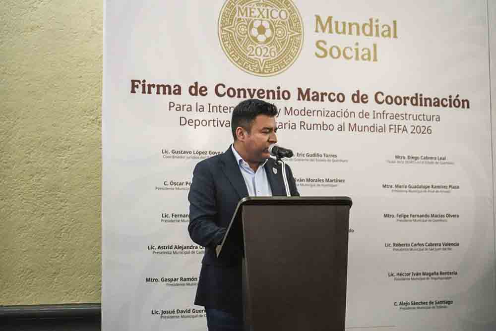 Pedro Escobedo se suma a la modernización de infraestructura deportiva rumbo al Mundial 2026