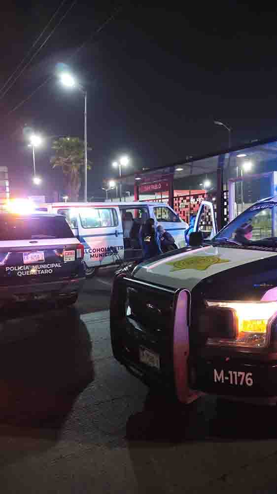 Reporte del operativo de alcoholimetría