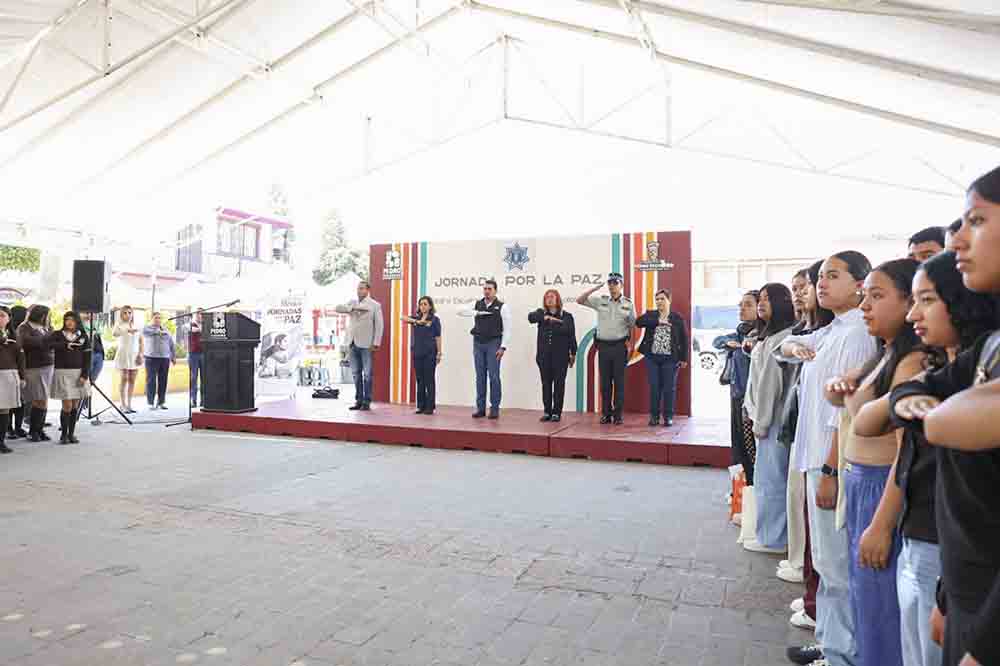 Jornada por la Paz fortalece a jóvenes en Pedro Escobedo