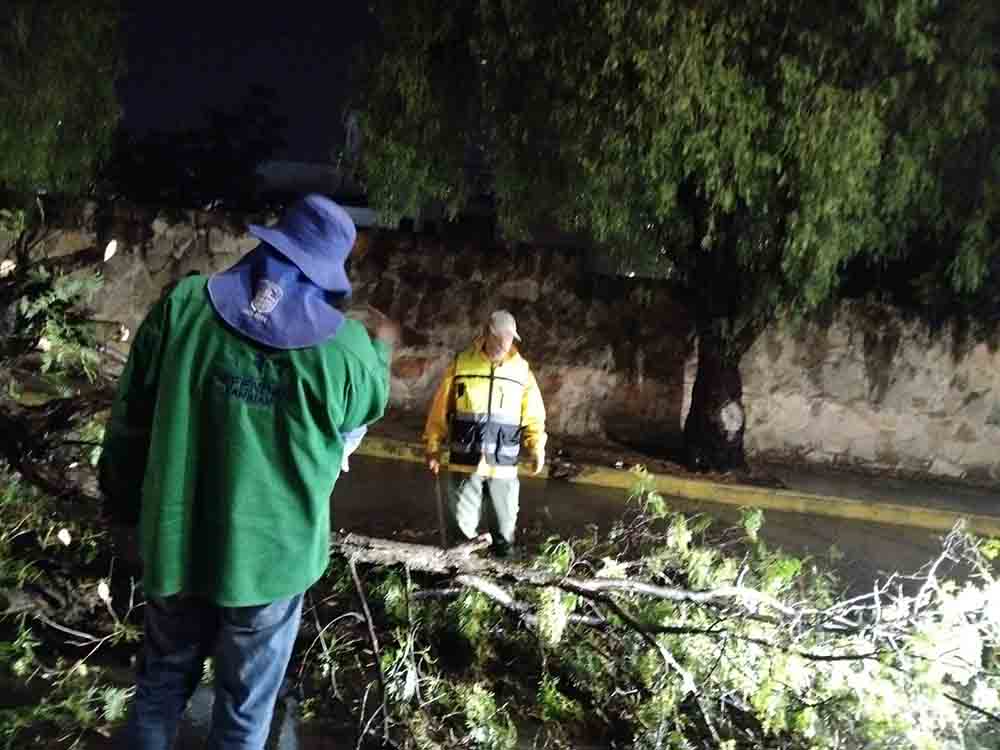 San Juan atiende afectaciones por lluvia