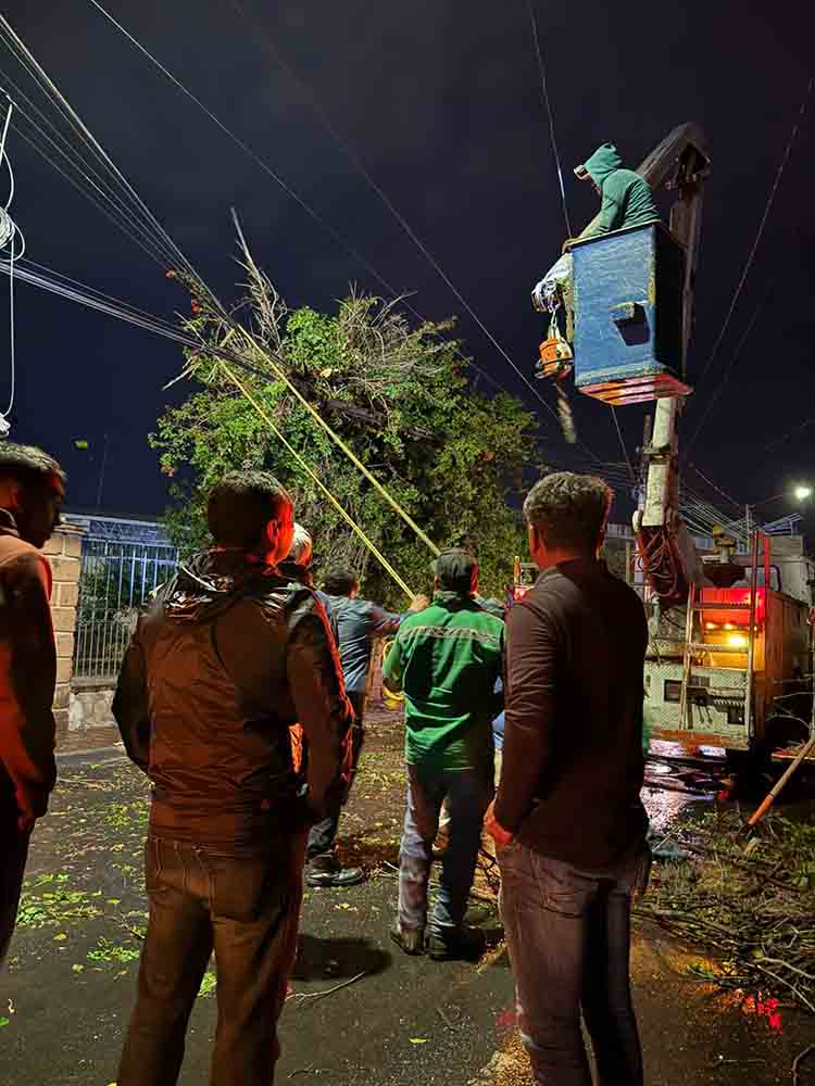 San Juan atiende afectaciones por lluvia