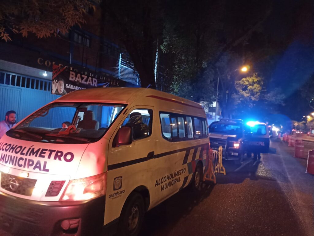 Reporte del operativo de alcoholimetría