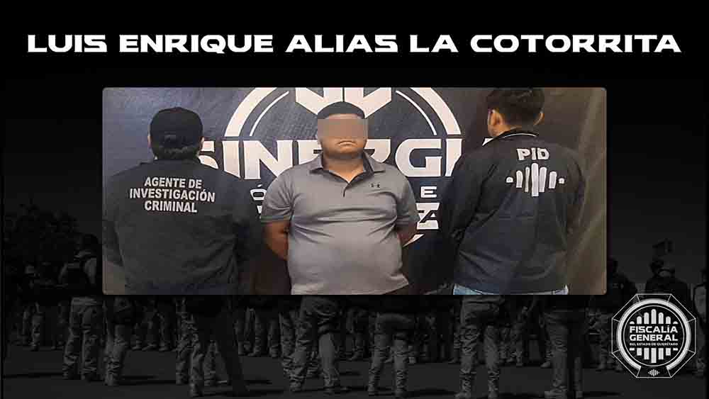 Fiscalía reporta detenidos por casos de alto impacto