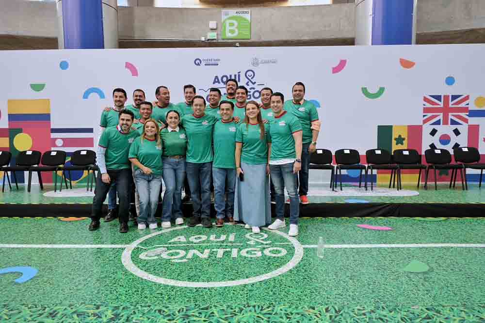 Acompaña Felifer Macías al gobernador en la inauguración de Aquí Contigo Mundial Joven 2026